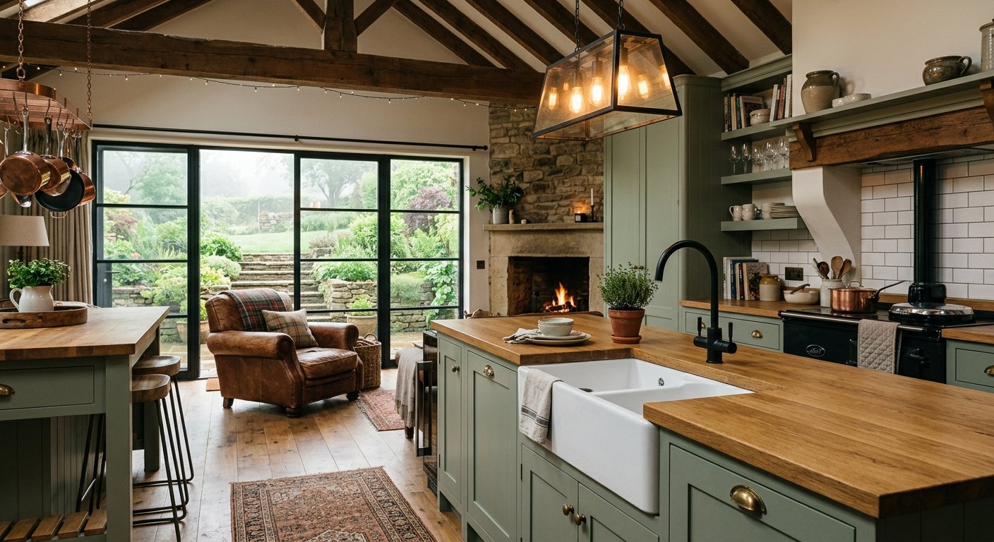Sage-Wood Agriscaping Kitchen