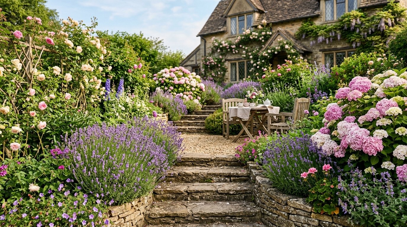 English Cottage & Herb Garden